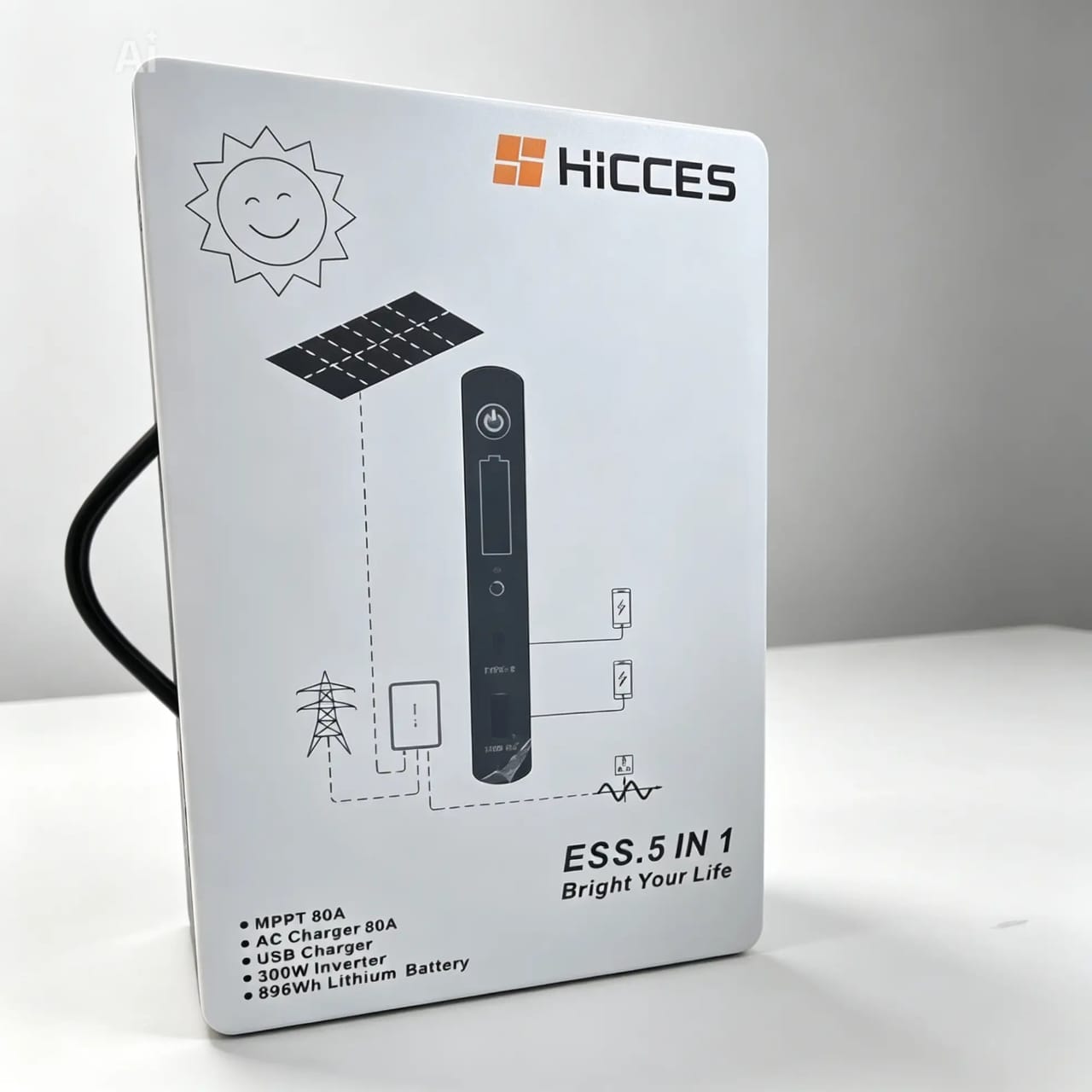 Alpha-I-ESS-300W All In One Solar Inverter